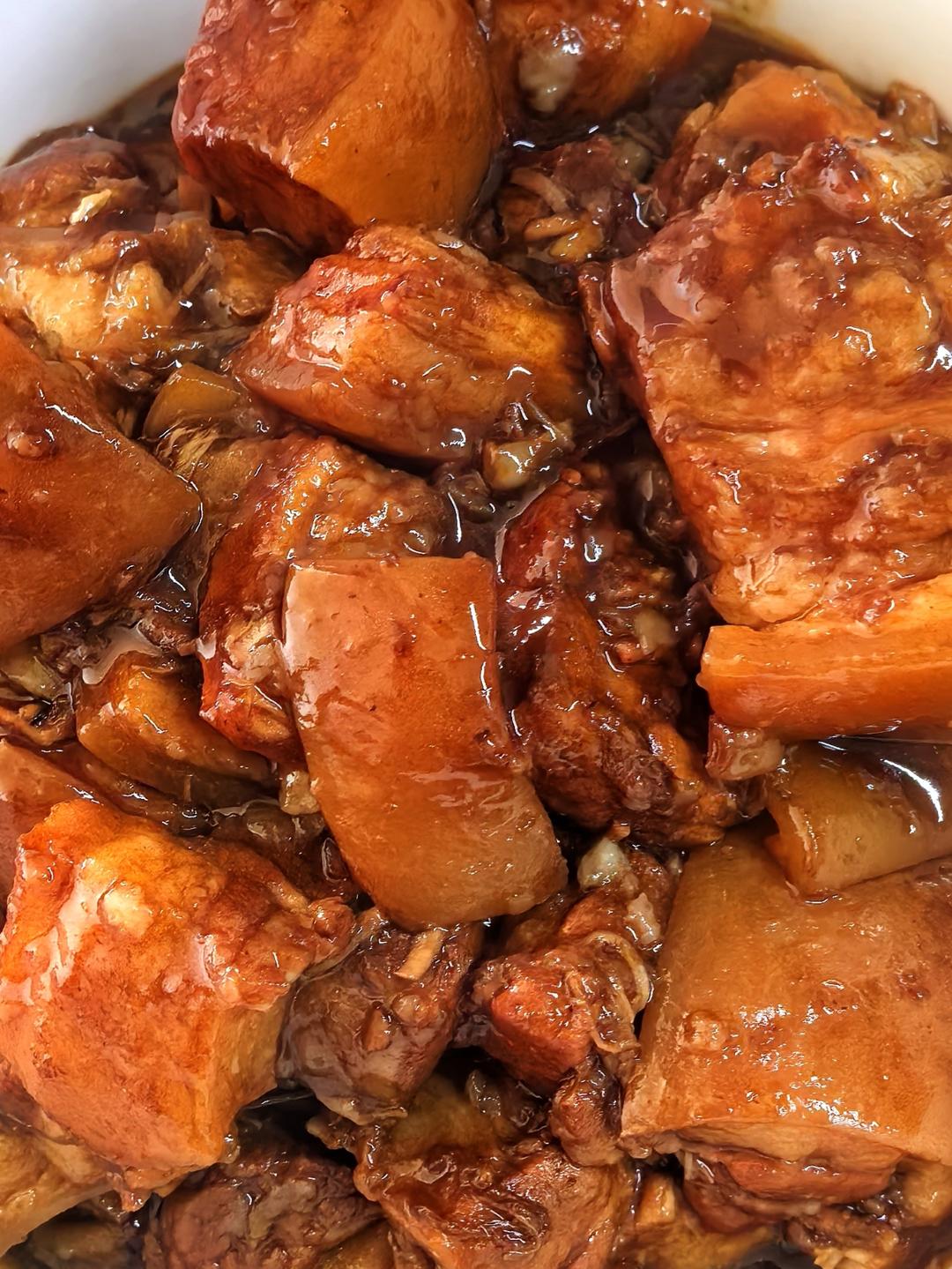 不炒糖色的红烧肉