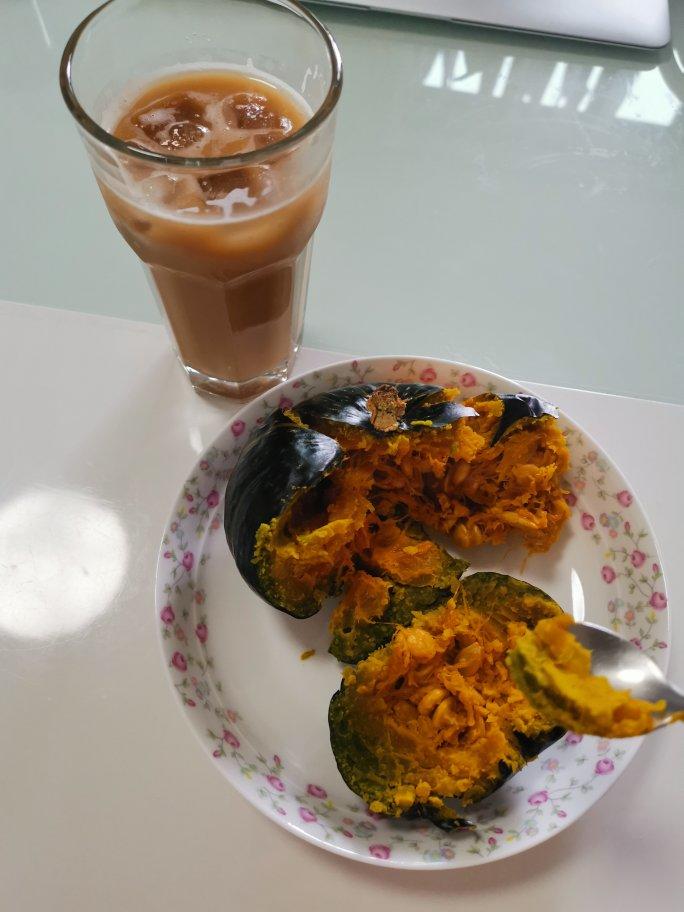 香糯甘甜烤贝贝南瓜