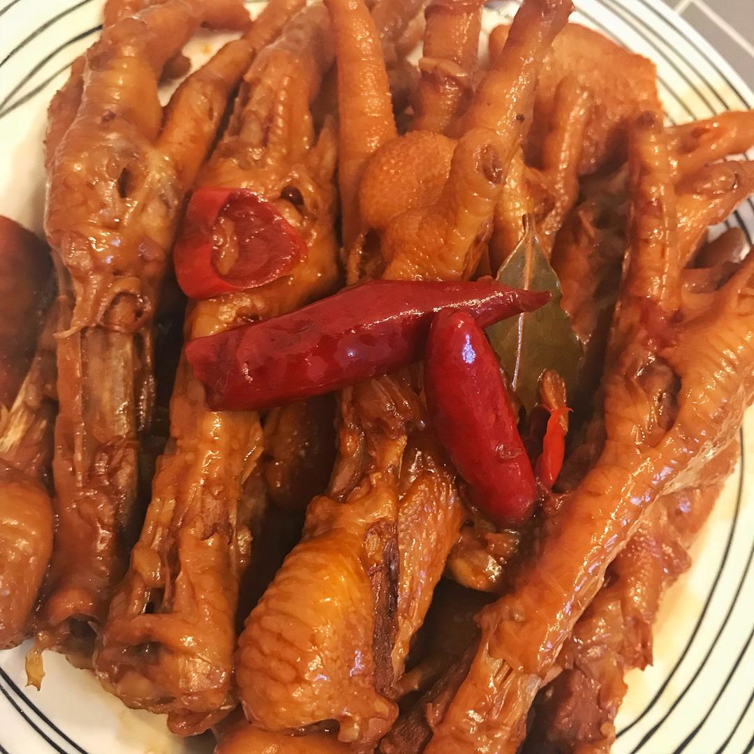 香辣卤鸡爪