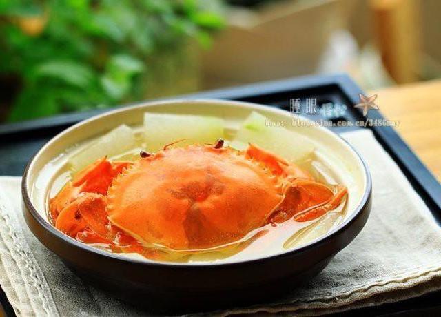 冬瓜螃蟹汤的做法