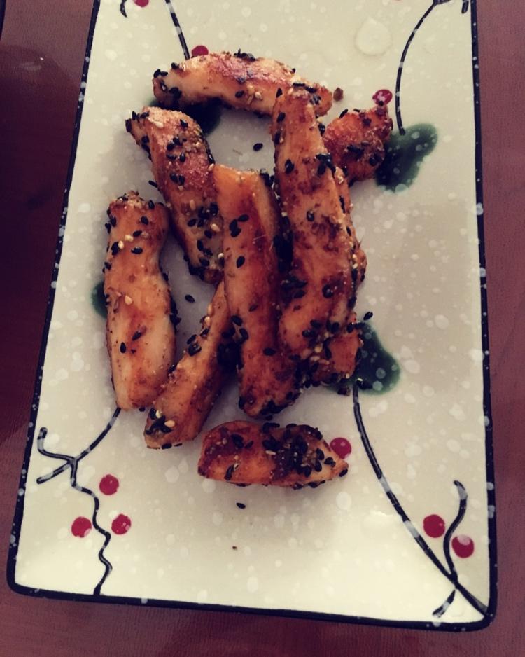 孜然鸡胸肉，低脂低卡好吃无压力。