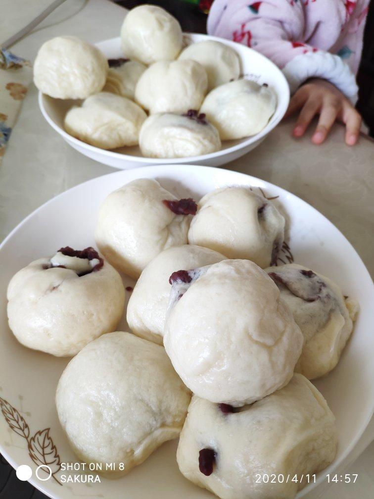 奶香豆沙包