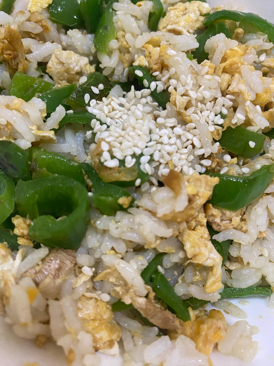 青椒蛋炒饭