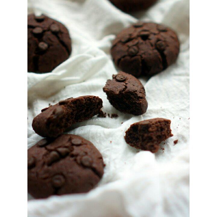 大块黑巧克力曲奇（君之配方）