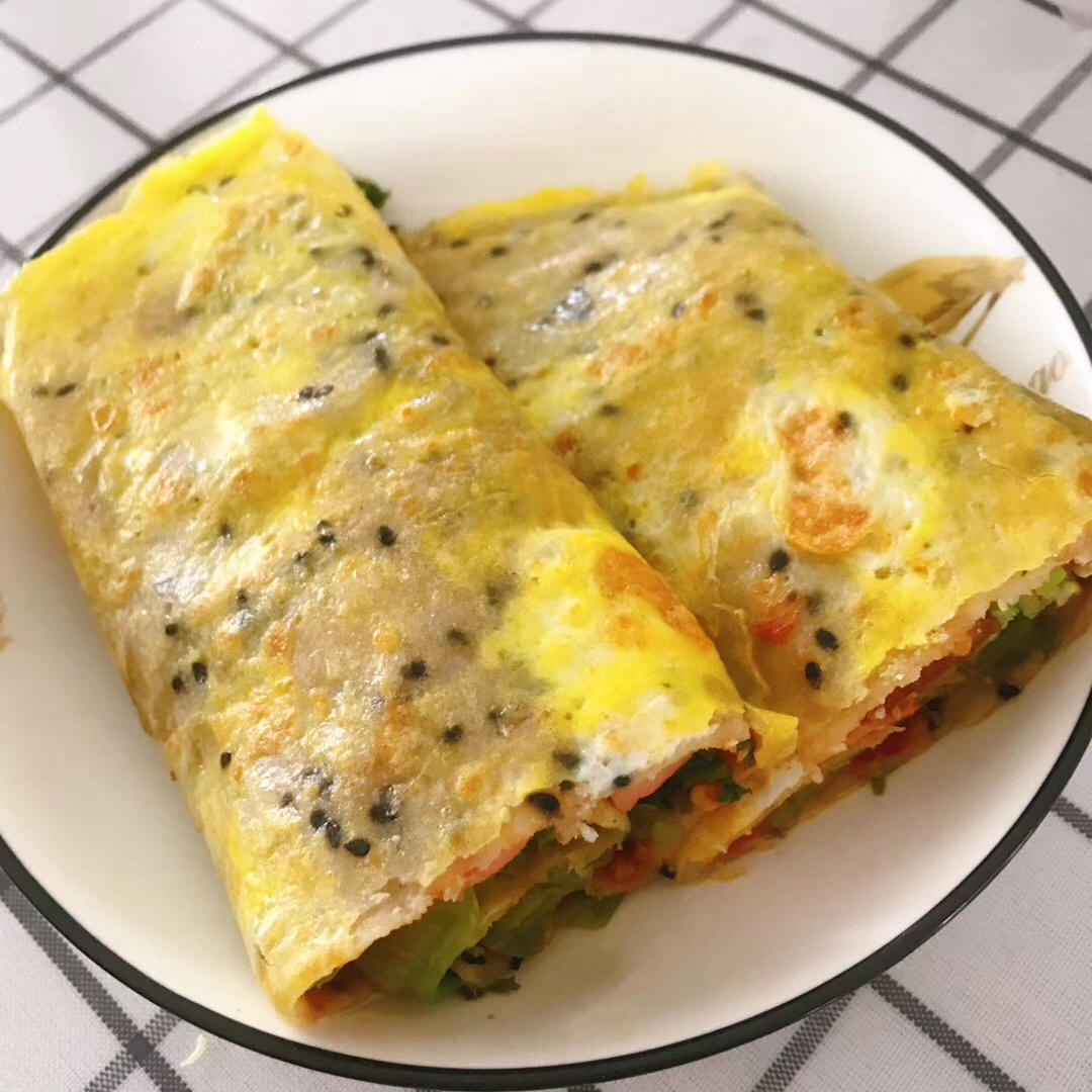 天津卫的早餐～煎饼果子