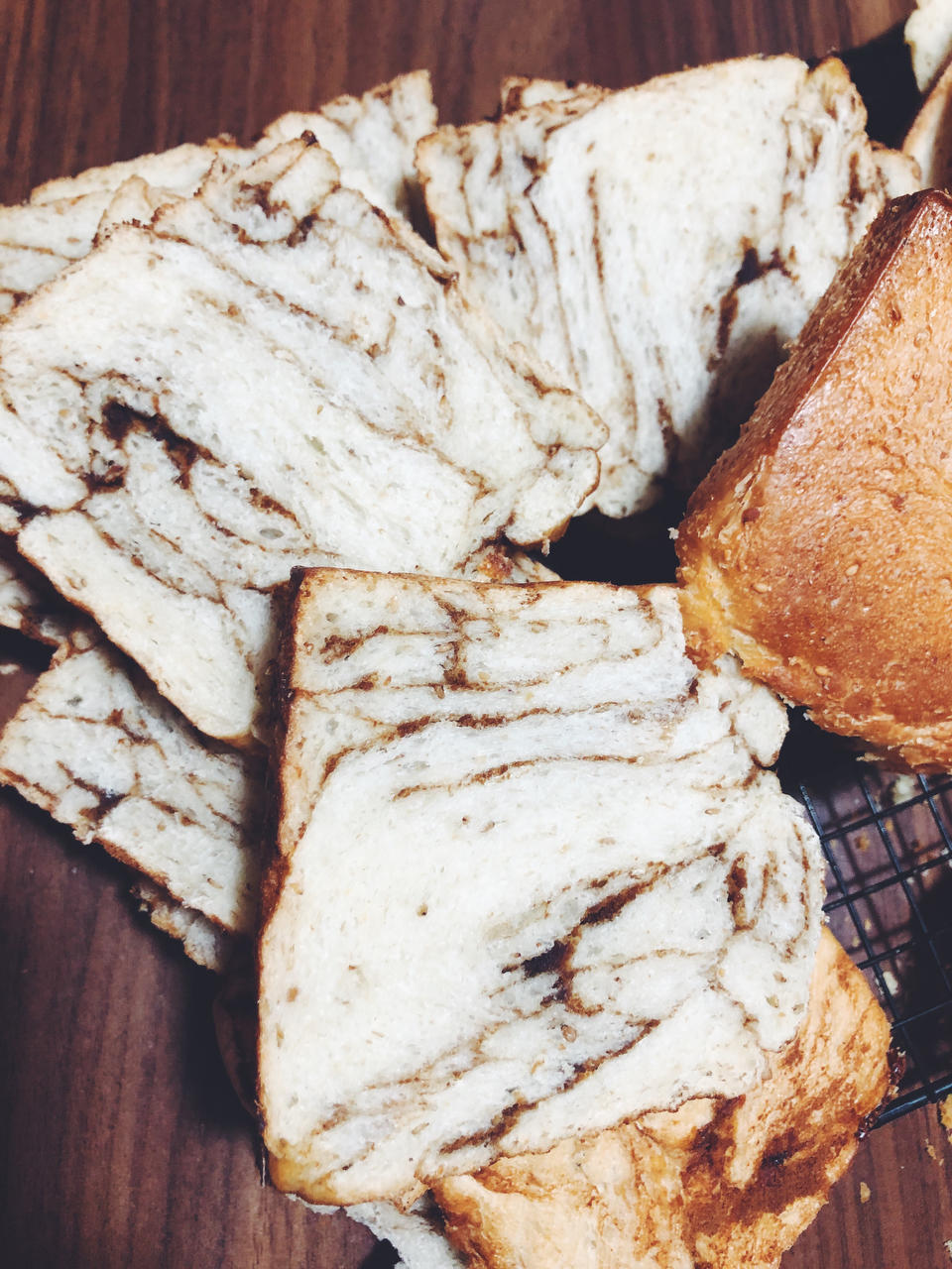 豆沙大理石吐司