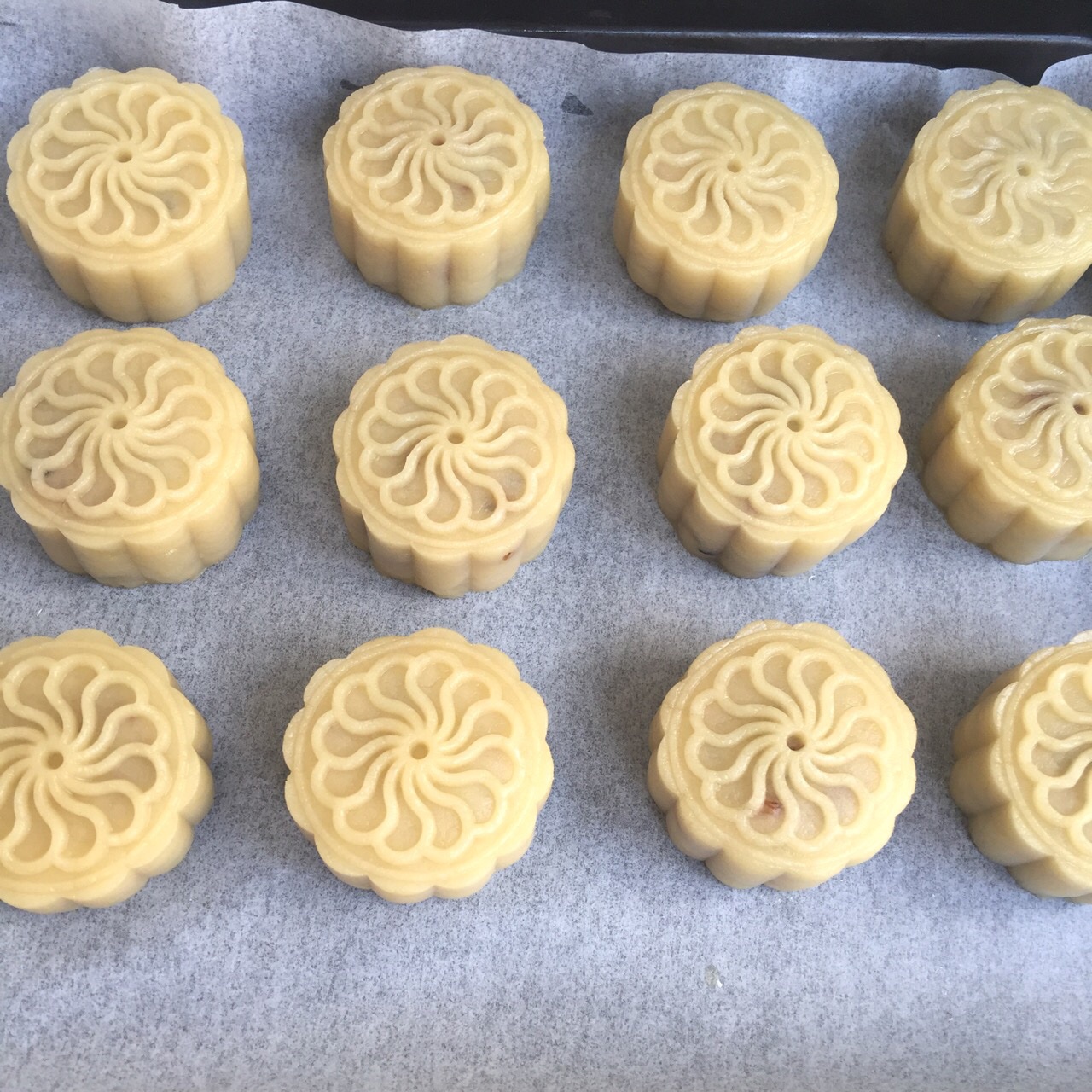 五仁月饼～不用转化糖浆的版本