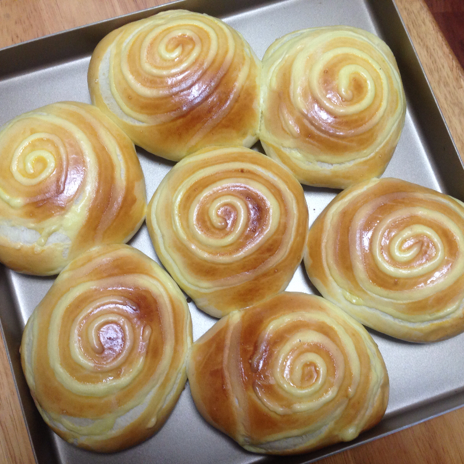 卡仕达面包(爱和自由方子）