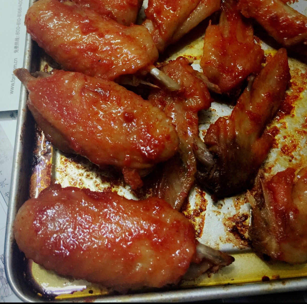 新奥尔良烤翅中              蜂蜜水,鸡翅中,cook100新奥尔良