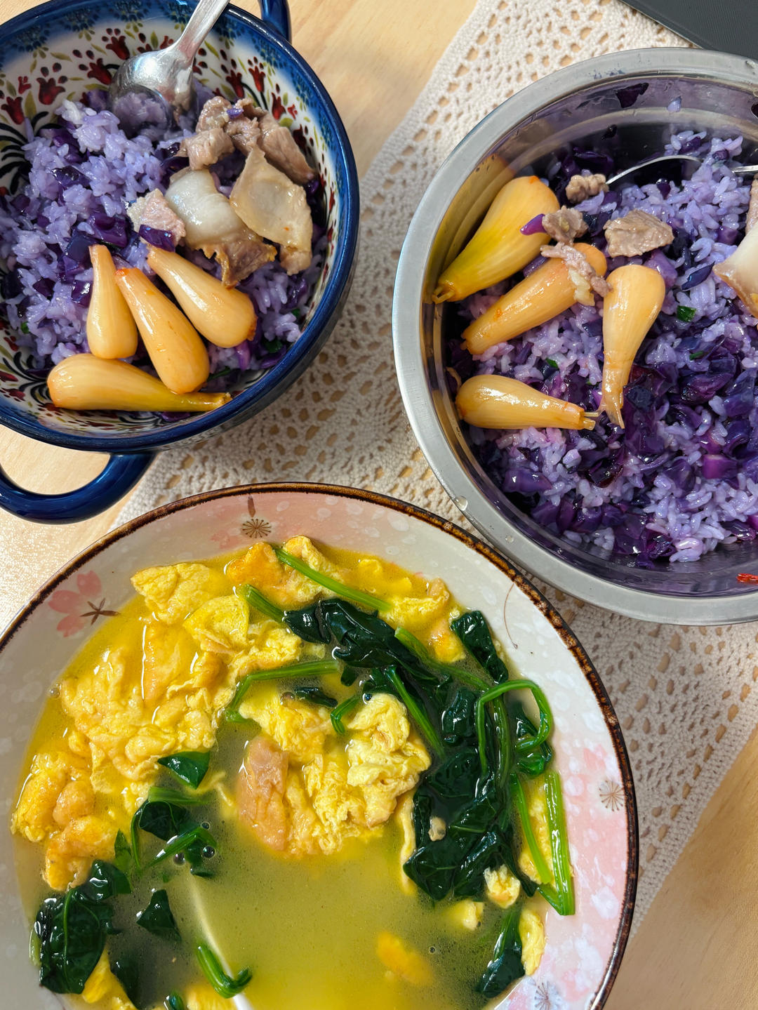 紫甘蓝炒饭