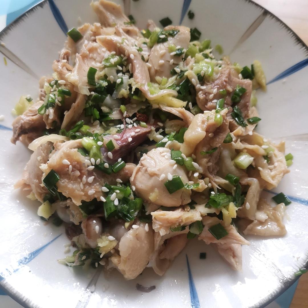 成功率100%的葱油鸡