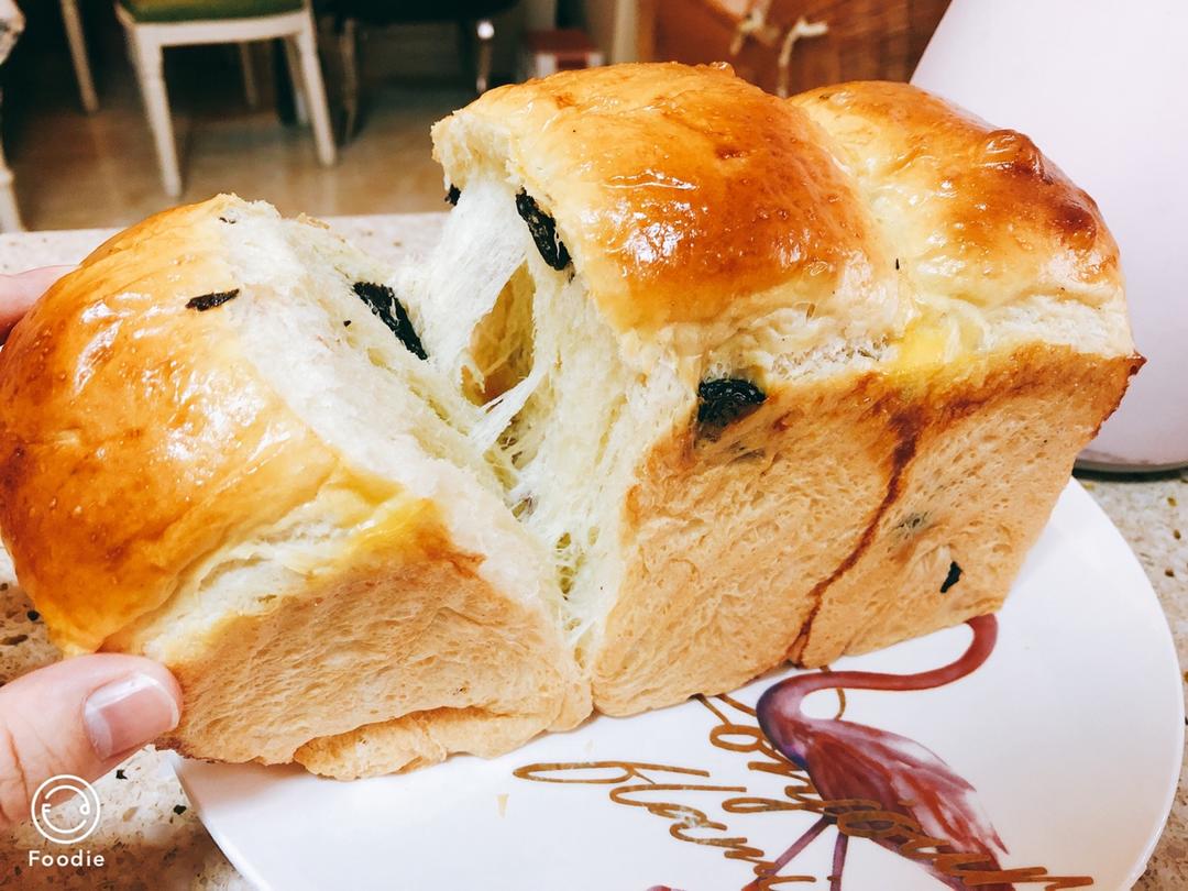 葡萄干吐司（超级拉丝一次性发酵）