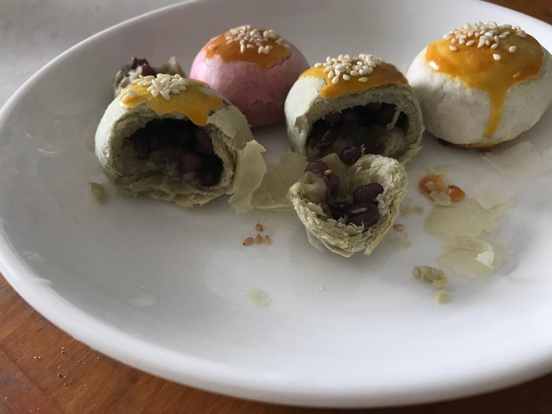 花开富贵之四种口味的椰蓉开口酥