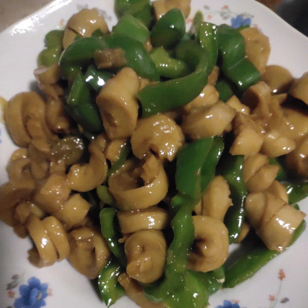 米饭杀手系列之青椒炒面筋