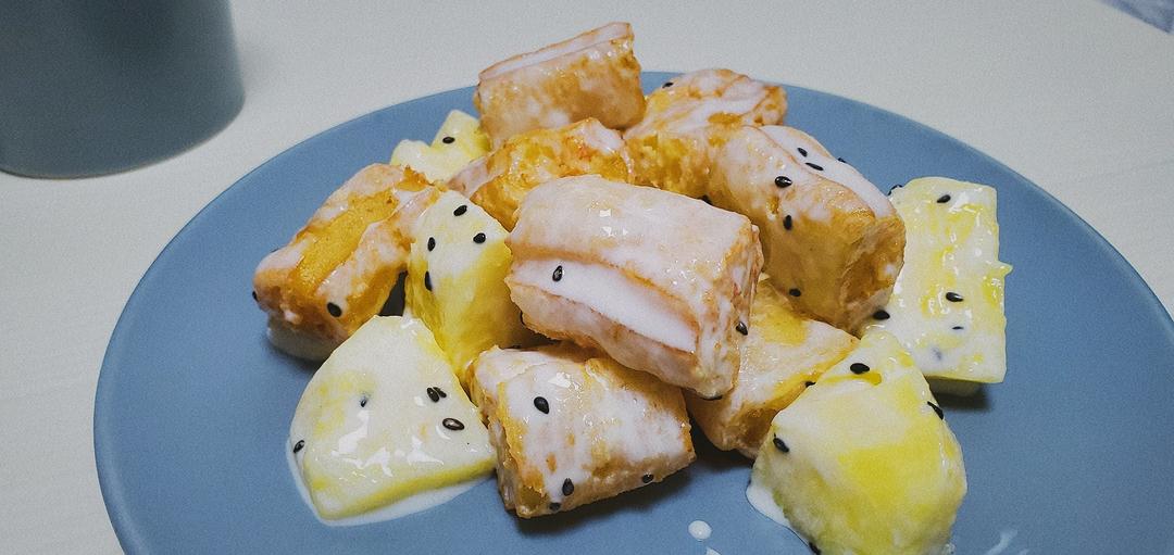 菠萝油条虾