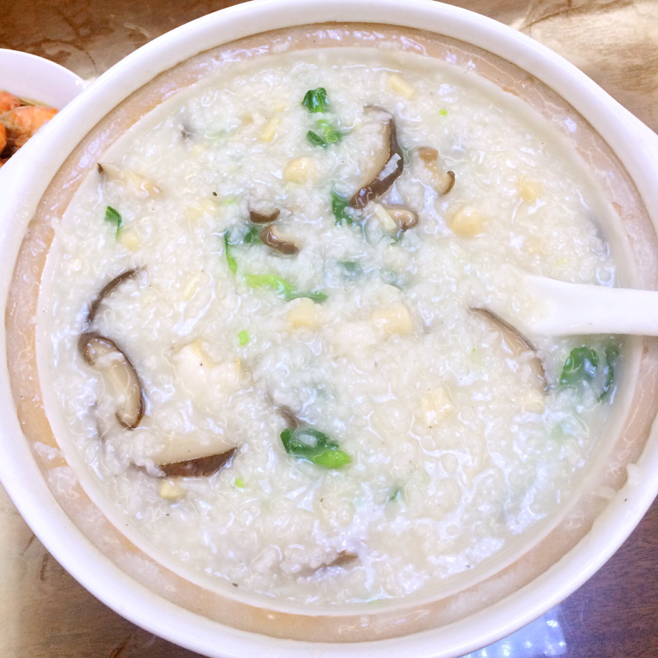 终于不宅了_xl做的鲍鱼干贝粥