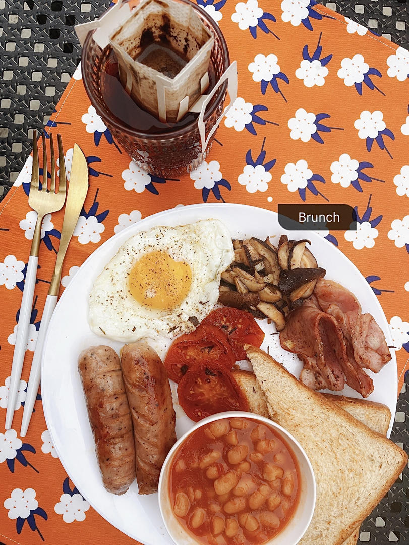 carmencarmen做的英式早午餐brunch英式早餐fullenglishbreakfast