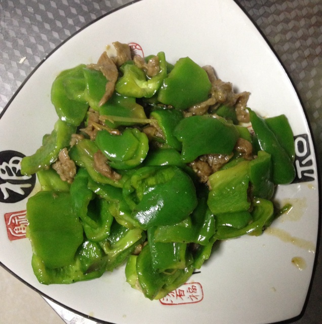 青椒炒肉