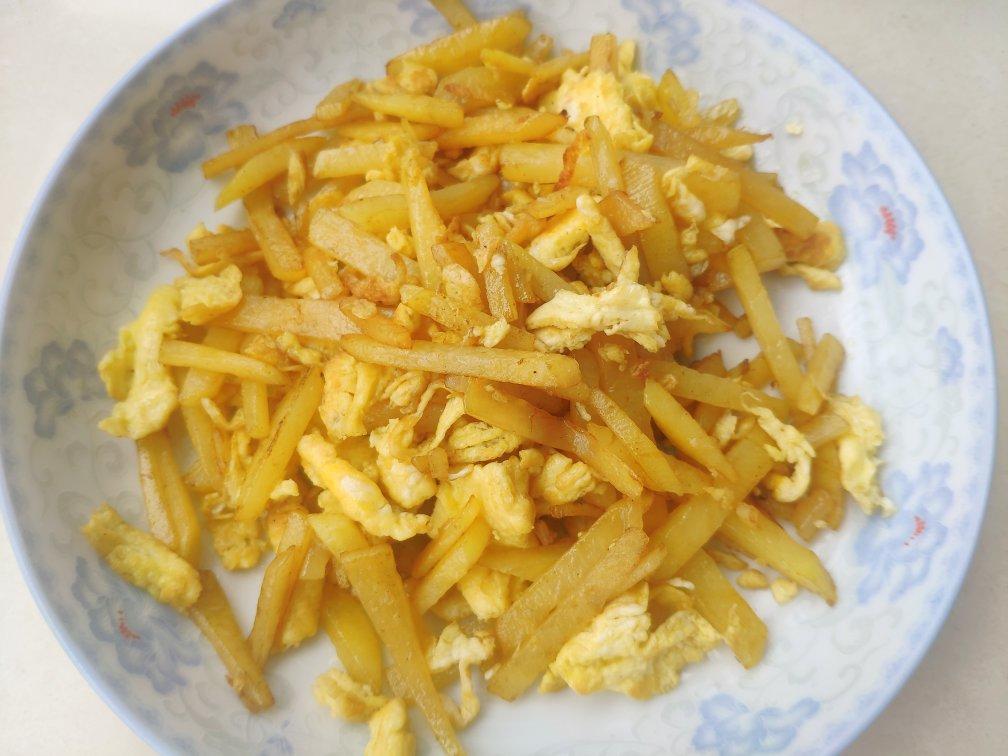 巨香的土豆丝炒鸡蛋