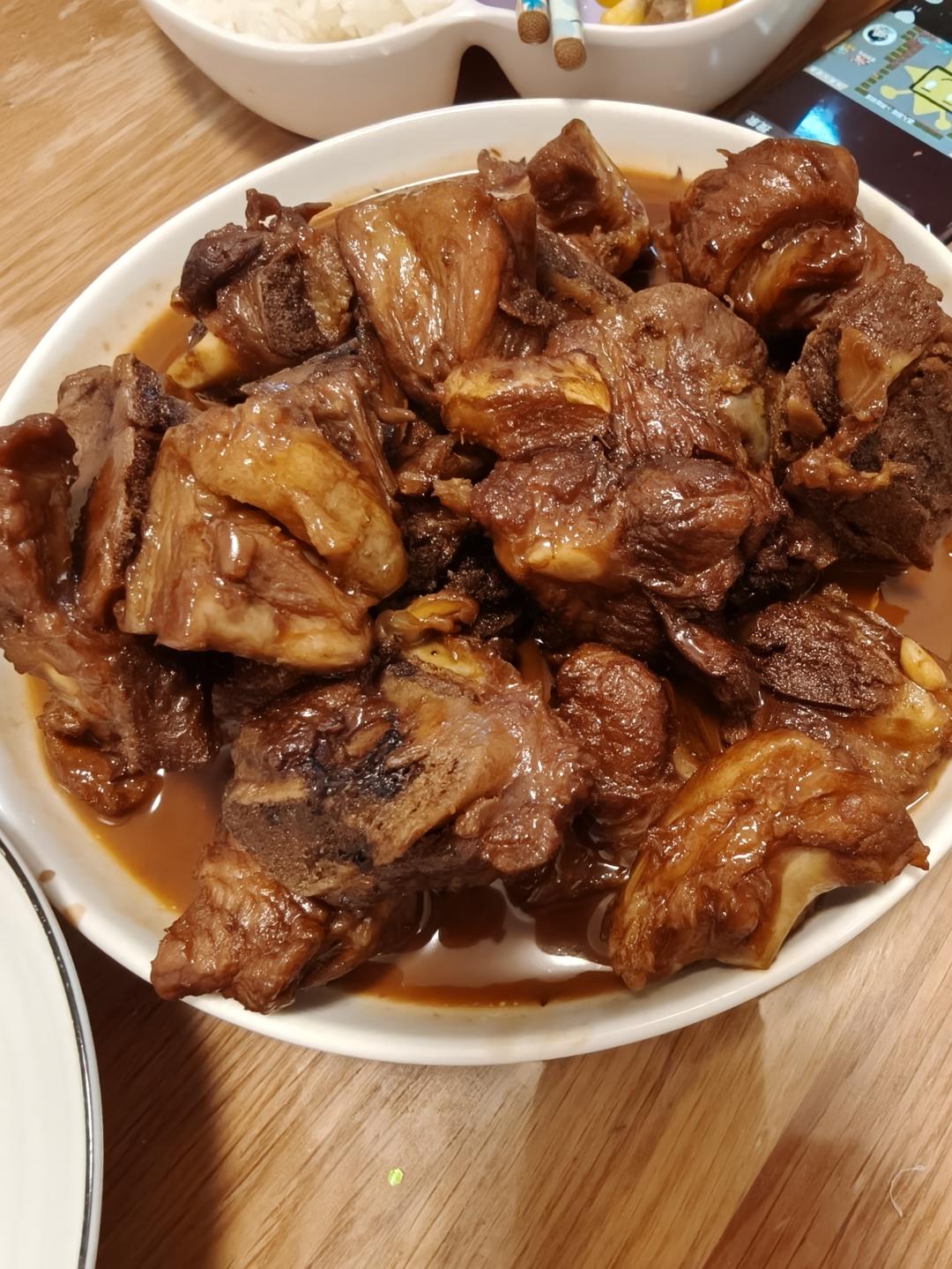 红烧脆骨肉