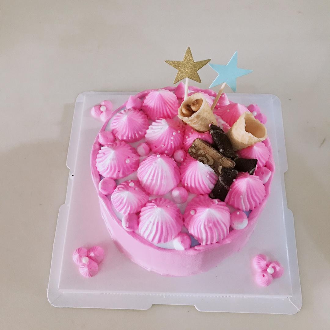 臭美妞儿-1做的生日蛋糕集