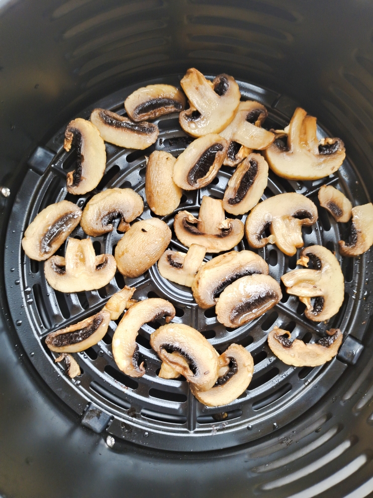 空气炸锅烤蘑菇