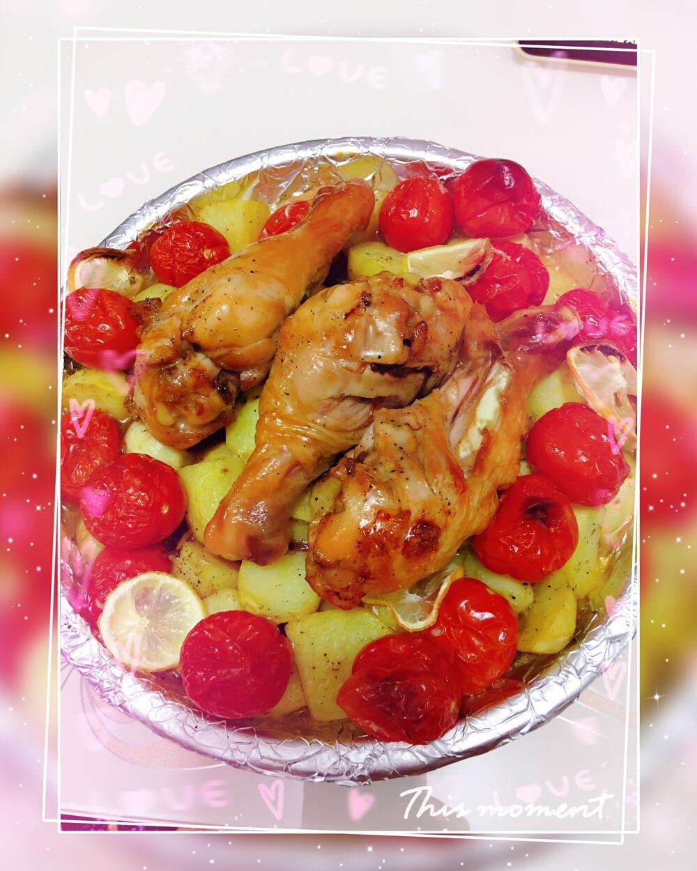 蜂蜜琵琶腿#太阳谷食谱#