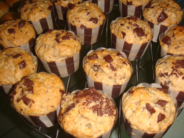 花生酱巧克力豆麦芬（Muffin）