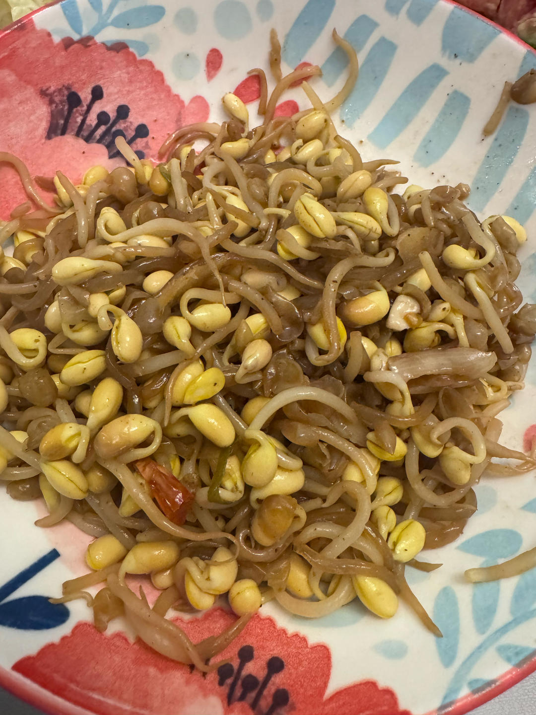 黄豆芽炒粉条