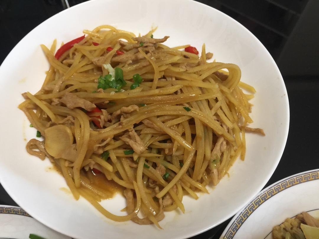 青椒土豆肉丝