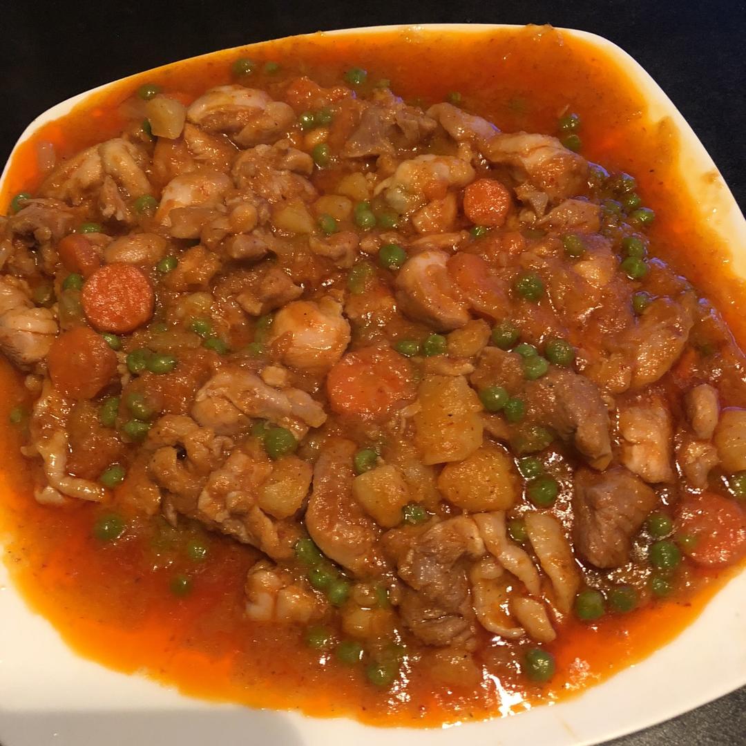 咖喱鸡肉饭