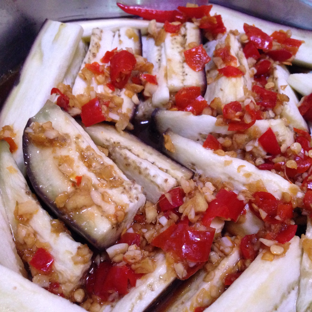 三木目michelle做的剁椒蒸茄子