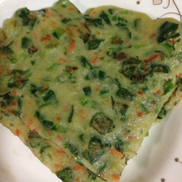 菠菜煎饼