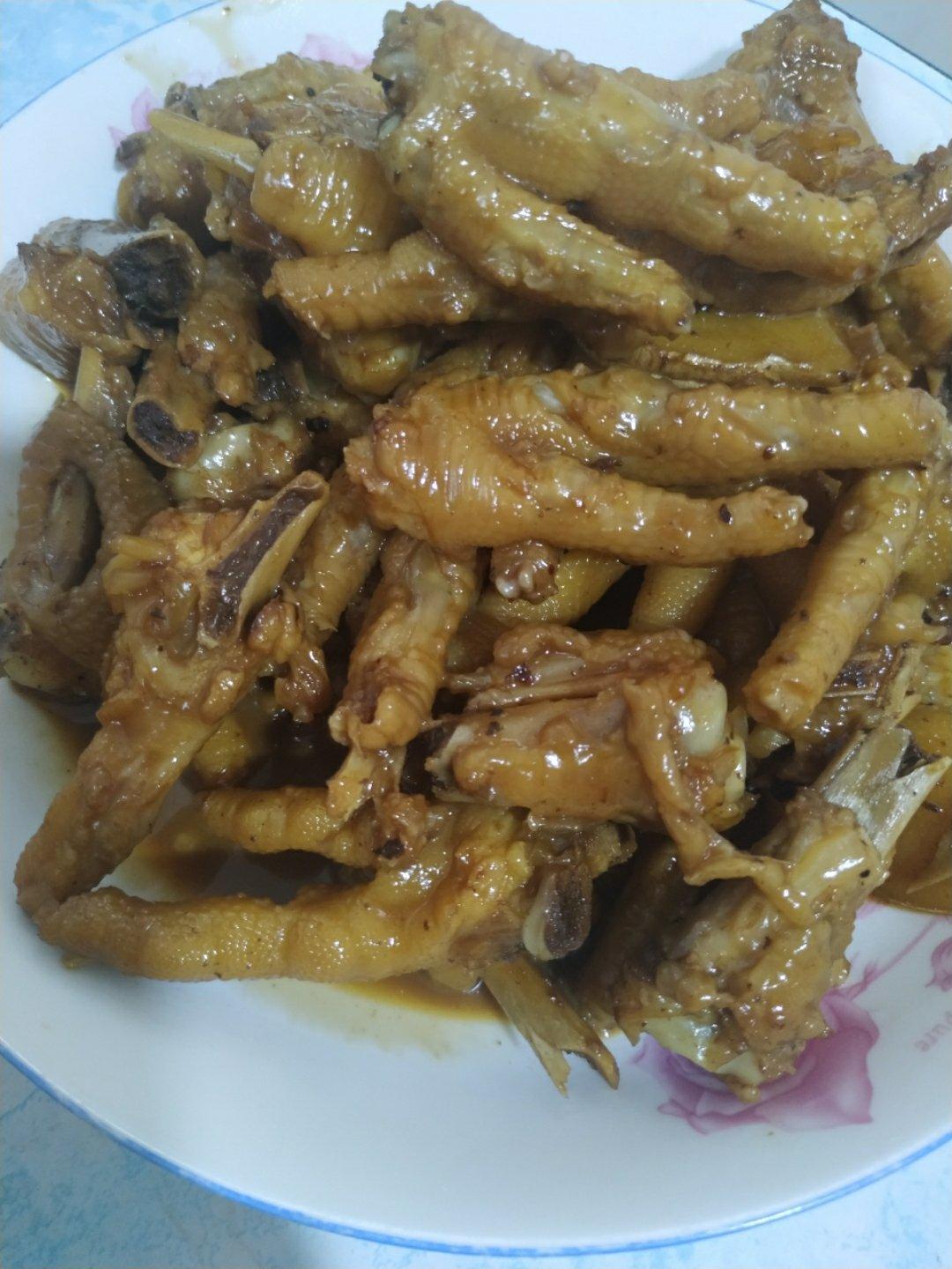 红烧鸡爪