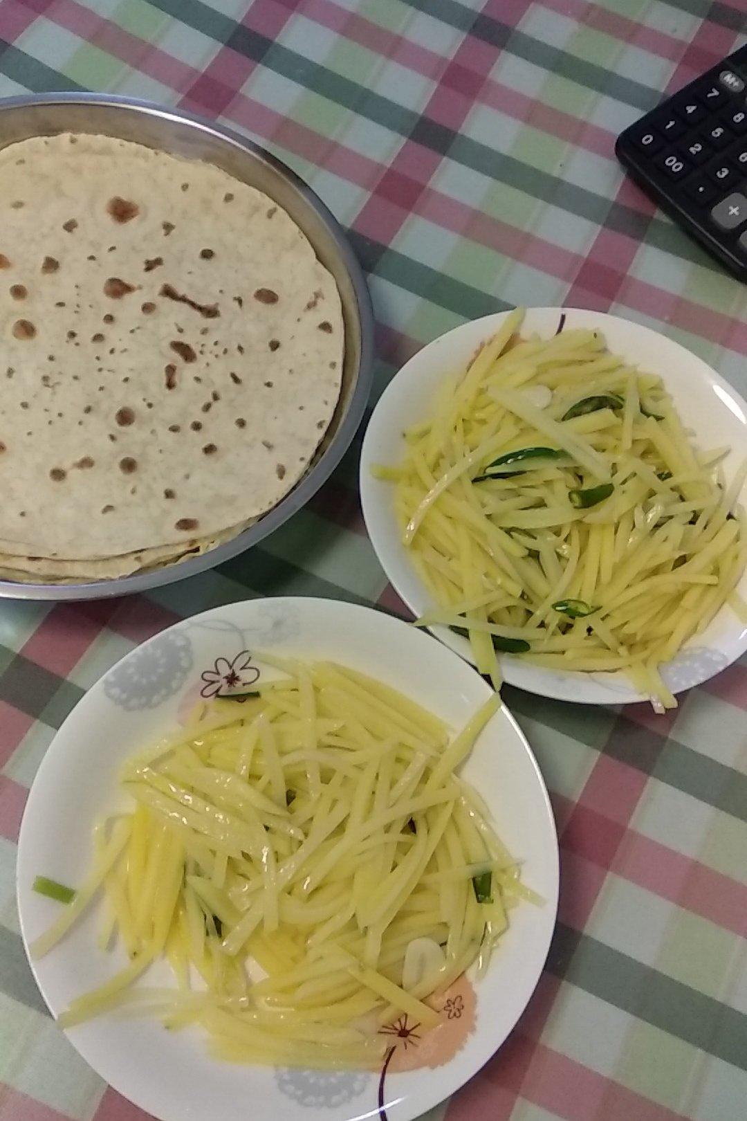 烫面春饼(不粘锅版)