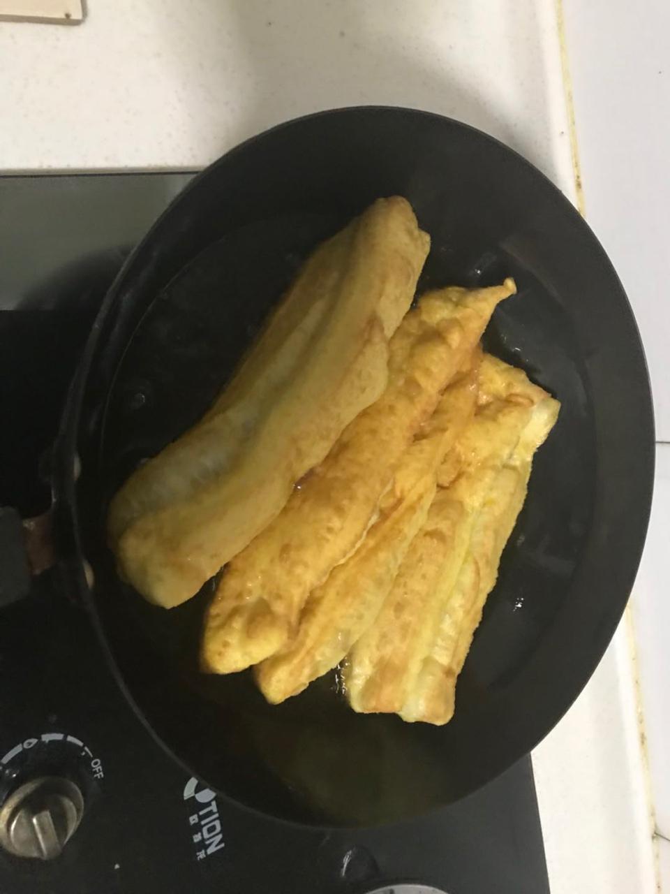 自制无泡打粉油条