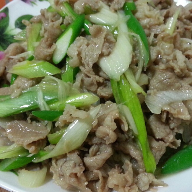 葱爆羊肉