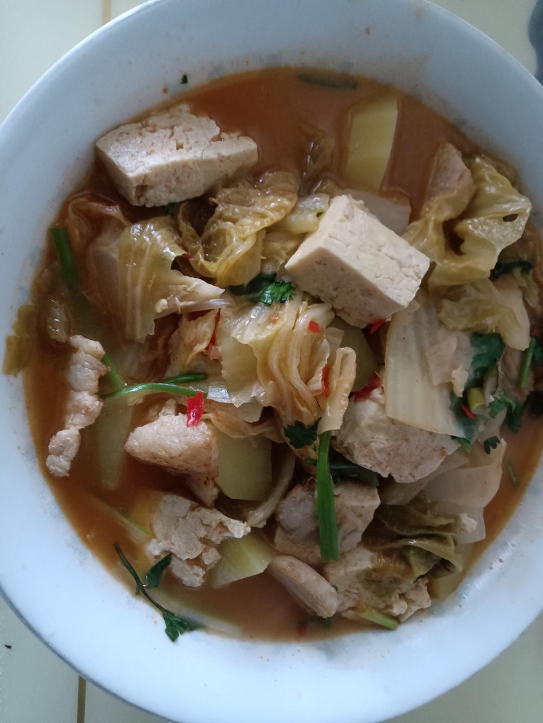 韩国大妈亲授— 韩式泡菜豆腐汤