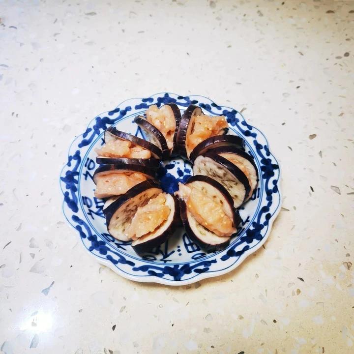 蒸‼️虾滑茄子花【摩飞极速蒸炖锅】