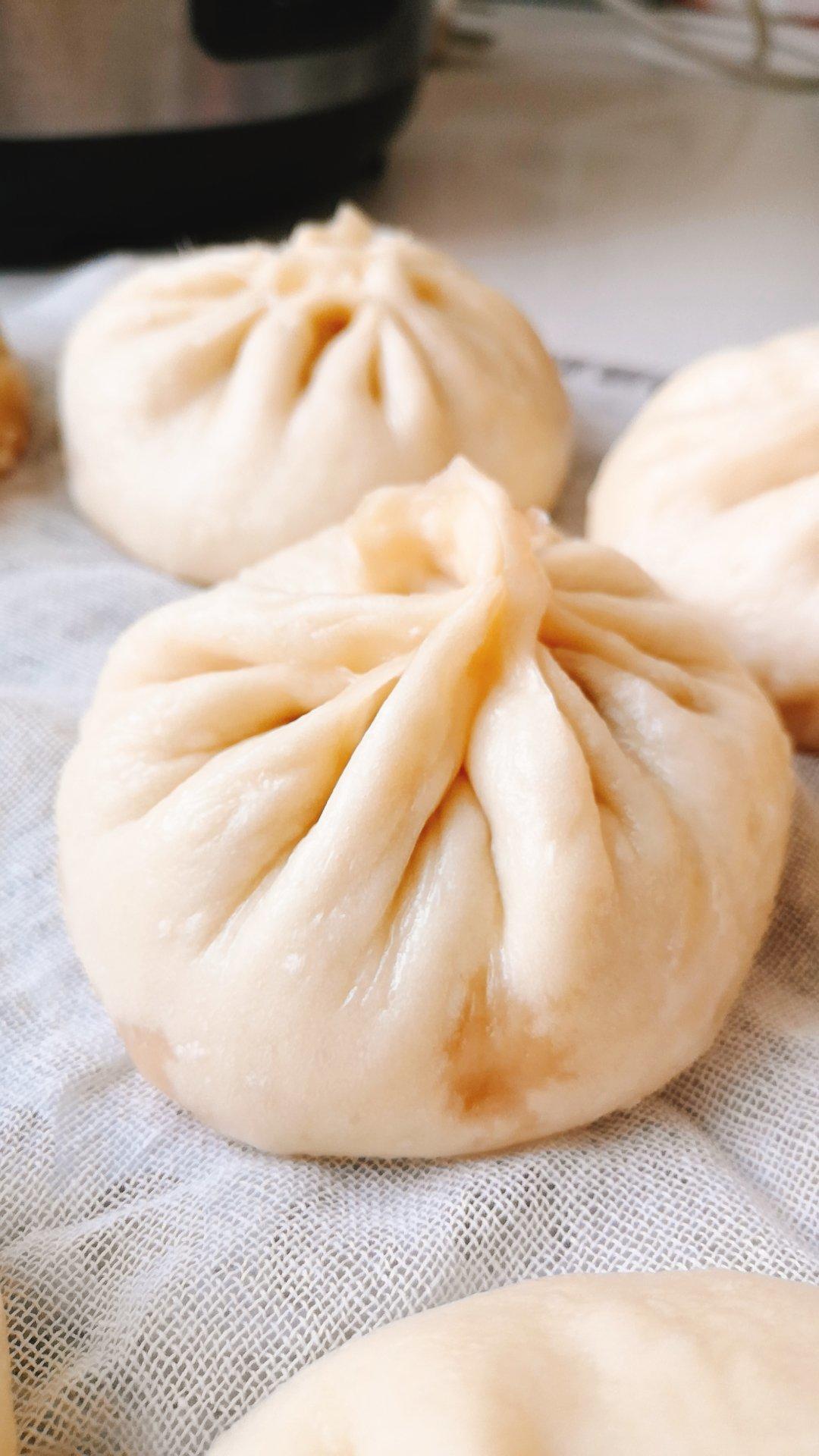 大葱纯肉蒸包