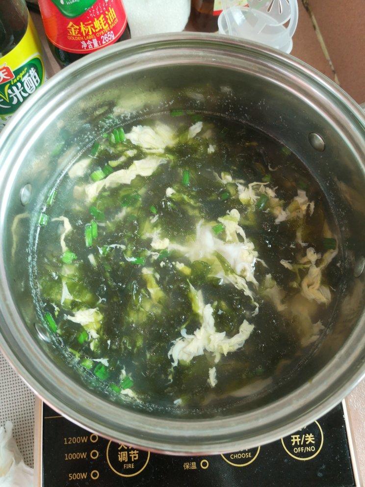 三分钟搞定的虾皮紫菜蛋花汤