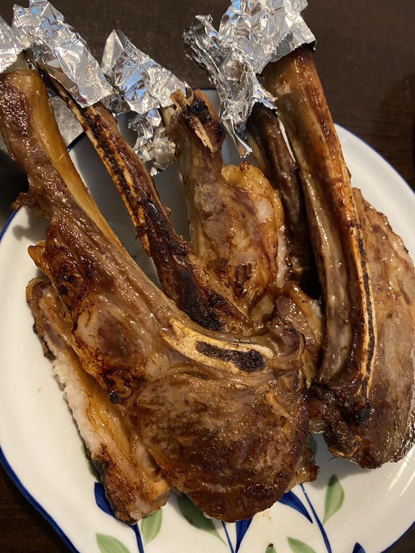 超好吃的烤羊排烤箱版