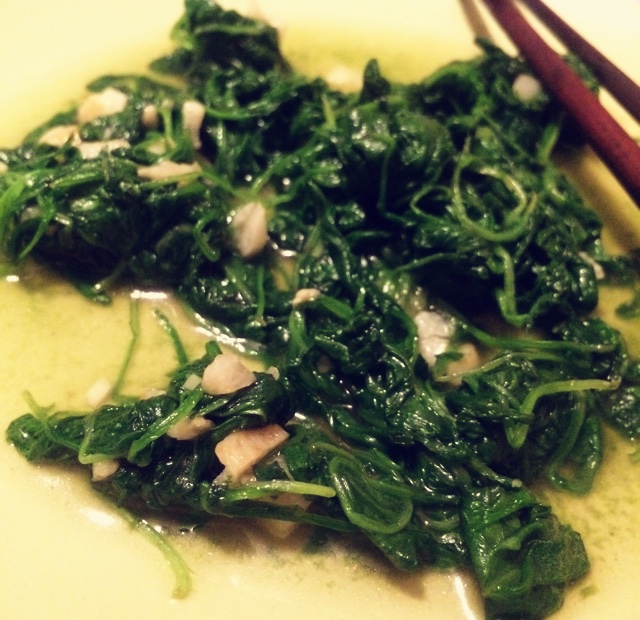 私房清炒芝麻菜