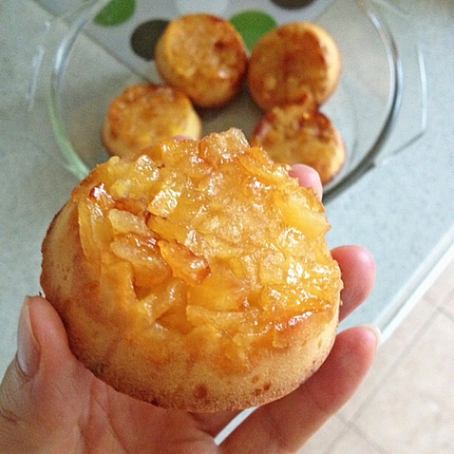 焦糖菠萝反转蛋糕