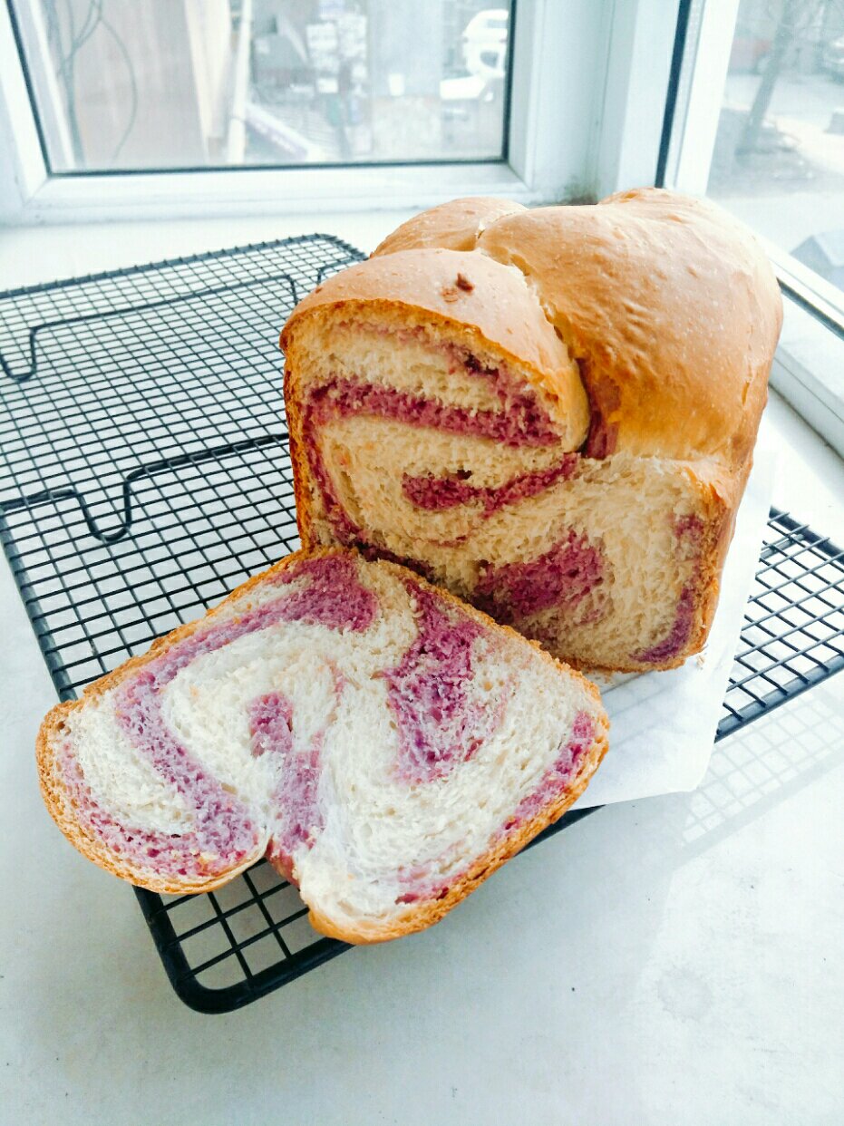 东菱热旋风面包机之紫薯面包