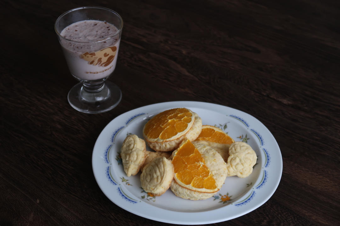 酥脆松软的香橙司康