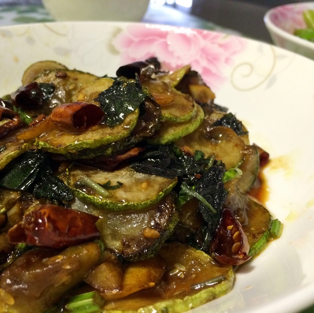 紫苏煎黄瓜