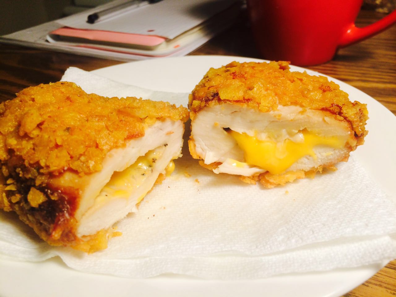 【芝士爆浆鸡排】