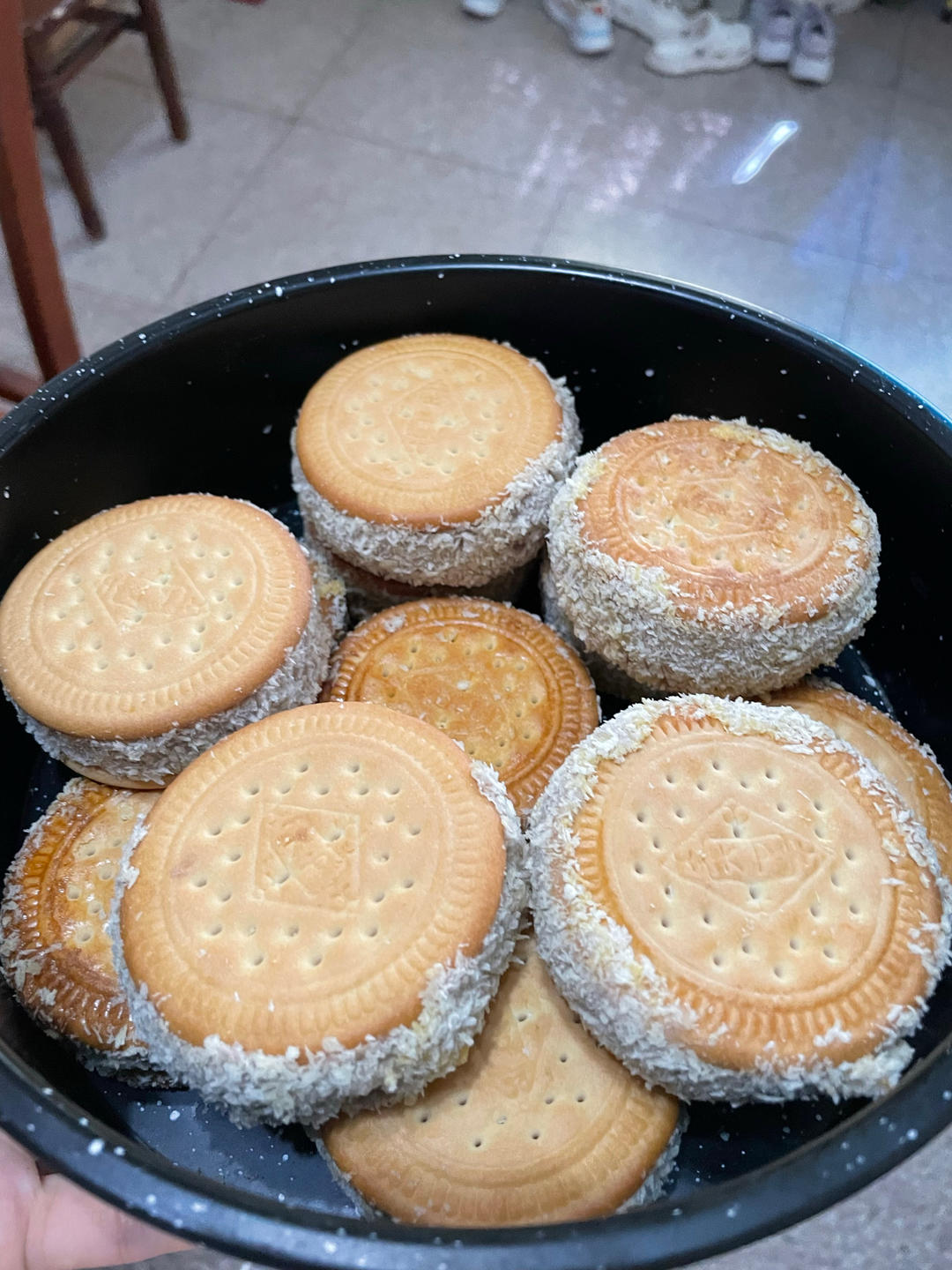 古早味芋头饼🍪耶丝芝麻芋泥全麦饼干 空气炸锅版 无油无糖 减肥减脂小甜品 超简单快手
