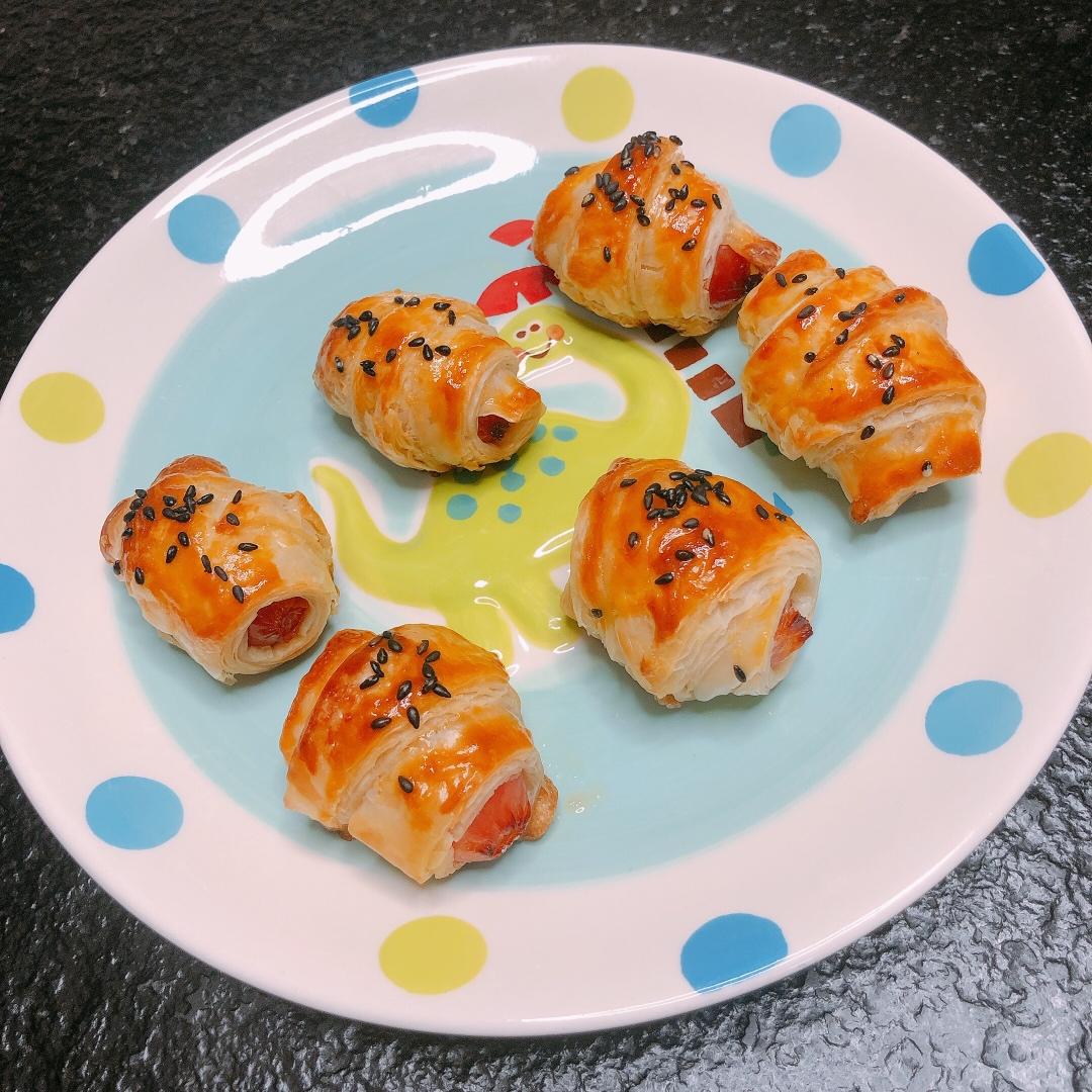 香肠可颂🥐（手抓饼版）